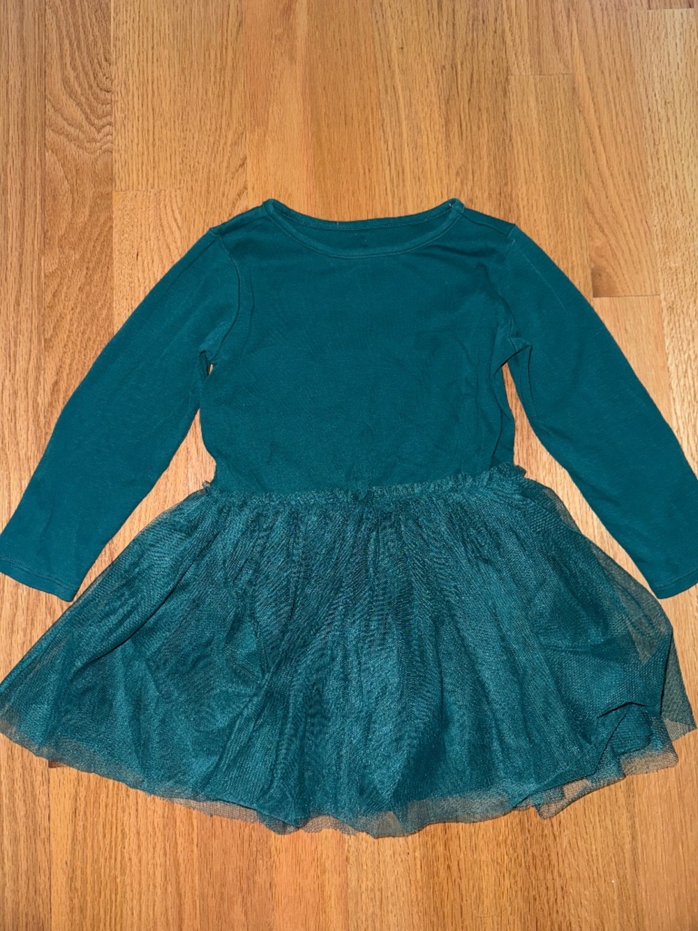 Primary teal tutu dress- size 3